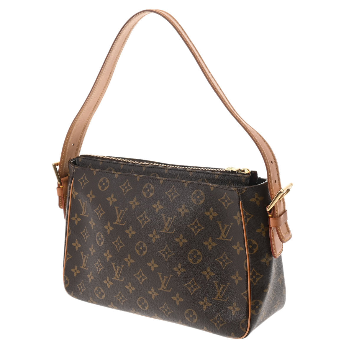 LOUIS VUITTON ルイヴィトン モノグラム ヴィバシテ GM ブラウン 