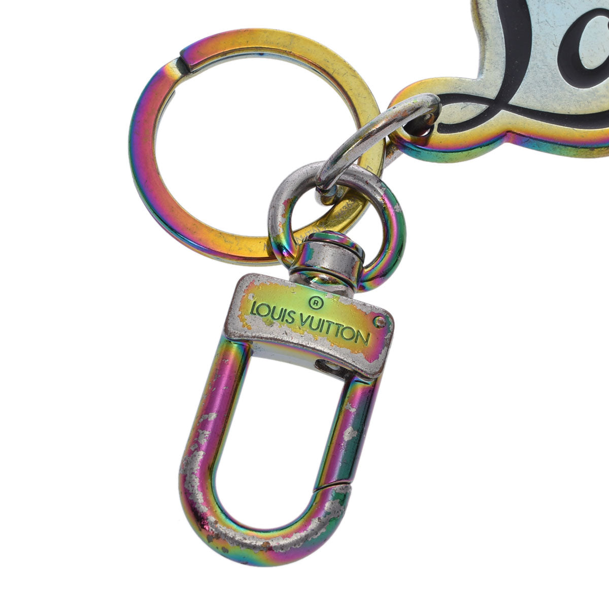 ルイヴィトン キーホルダー 　チャーム レインボー バージル　虹 LOUIS VUITTON - ルイヴィトン キーホルダー チャーム レインボー