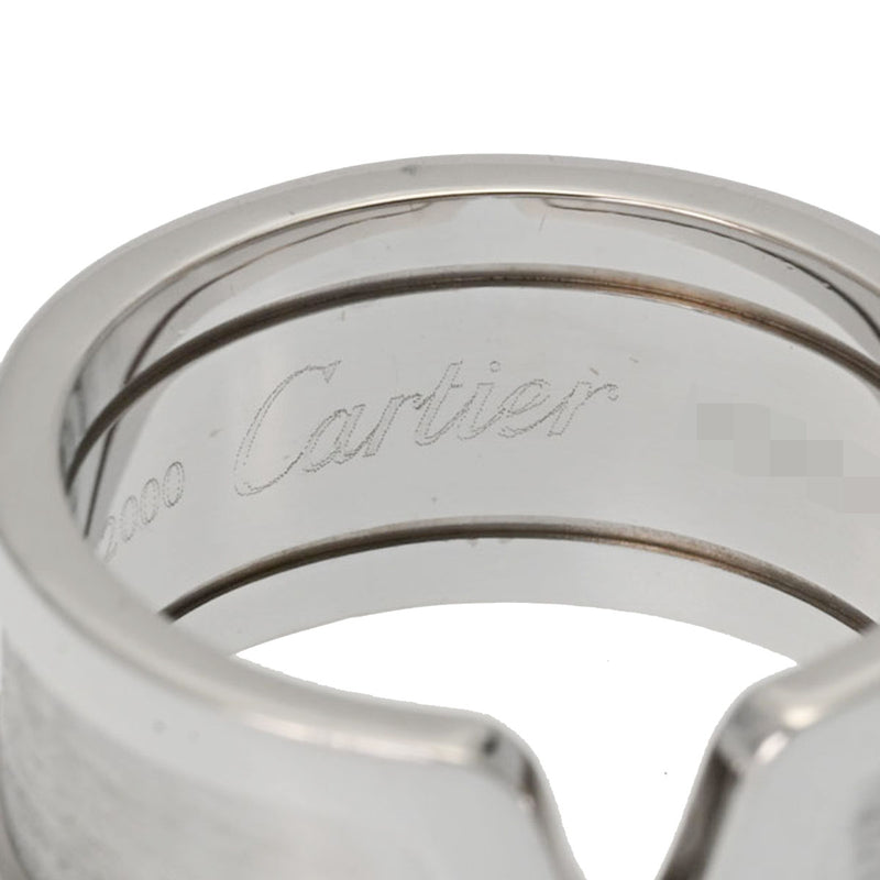 CARTIER カルティエ C2 リング #54 14号 メンズ K18ホワイトゴールド リング・指輪 Aランク 中古 銀蔵