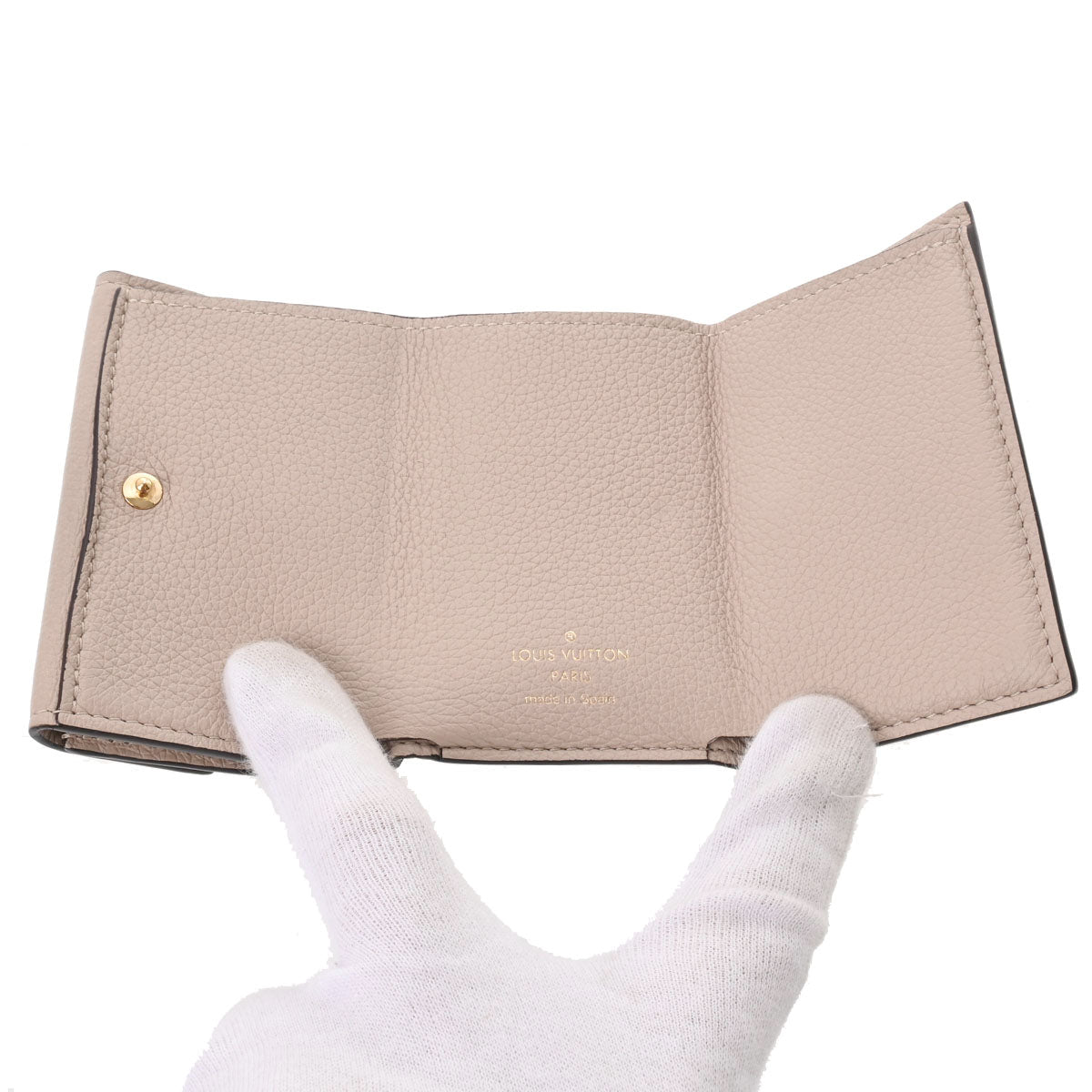 【中古】LOUIS VUITTON ルイヴィトン 三つ折り財布 M69340 ポルトフォイユ ロックミニ グレージュ レディース /181959 ルイヴィトンポルトフォイユ ロックミニ グレージュ レディース カーフ
