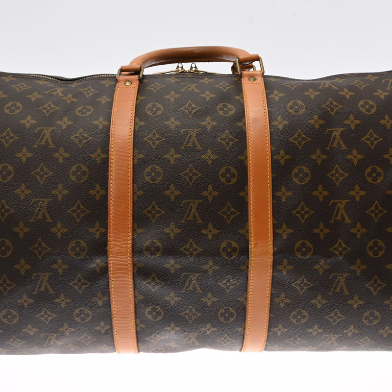 LOUIS VUITTON ルイヴィトン モノグラム キーポル バンドリエール 60 ブラウン M41412 ユニセックス モノグラムキャンバス ボストンバッグ Bランク 中古 銀蔵