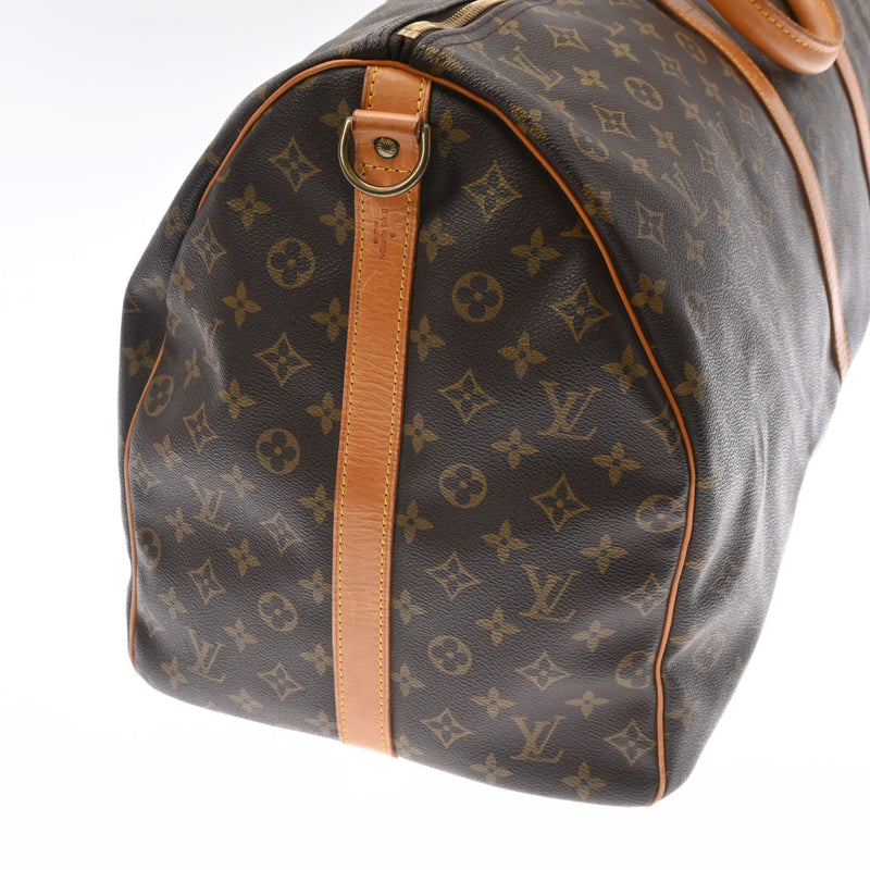 LOUIS VUITTON ルイヴィトン モノグラム キーポル バンドリエール 60 ブラウン M41412 ユニセックス モノグラムキャンバス ボストンバッグ Bランク 中古 銀蔵