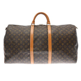 LOUIS VUITTON ルイヴィトン モノグラム キーポル バンドリエール 60 ブラウン M41412 ユニセックス モノグラムキャンバス ボストンバッグ Bランク 中古 銀蔵