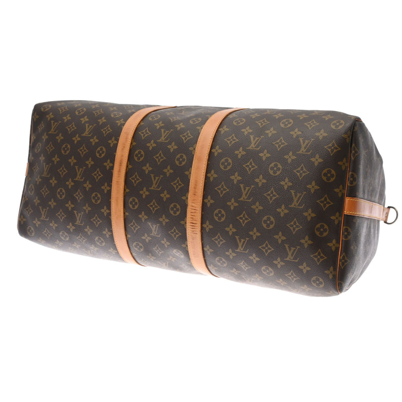 LOUIS VUITTON ルイヴィトン モノグラム キーポル バンドリエール 60 ブラウン M41412 ユニセックス モノグラムキャンバス ボストンバッグ Bランク 中古 銀蔵