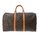 LOUIS VUITTON ルイヴィトン モノグラム キーポル 50 ブラウン M41426 ユニセックス モノグラムキャンバス ボストンバッグ Bランク 中古 銀蔵