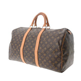 LOUIS VUITTON ルイヴィトン モノグラム キーポル 50 ブラウン M41426 ユニセックス モノグラムキャンバス ボストンバッグ Bランク 中古 銀蔵