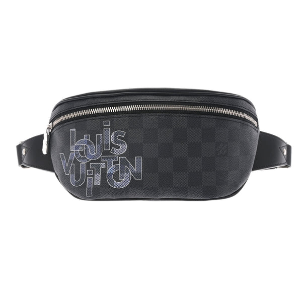 ルイヴィトングラフィット リング バムバッグ 14137 黒 メンズ ダミエ