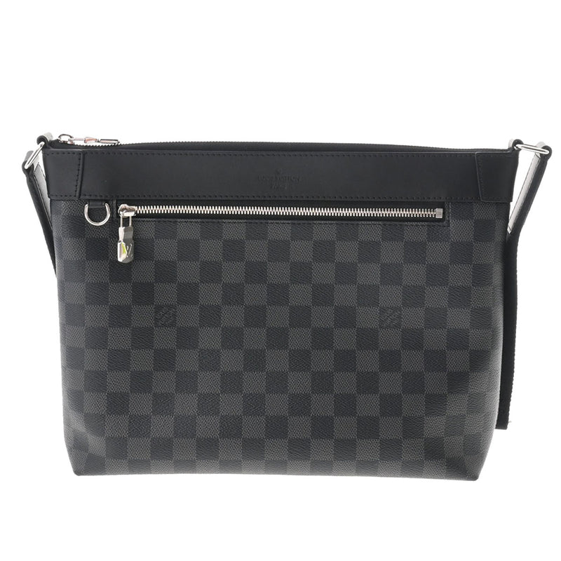 LOUIS VUITTON ルイヴィトン ダミエ グラフィット ミック PM NM 黒/グレー N40003 メンズ ダミエグラフィットキャンバス ショルダーバッグ 新同 中古 銀蔵