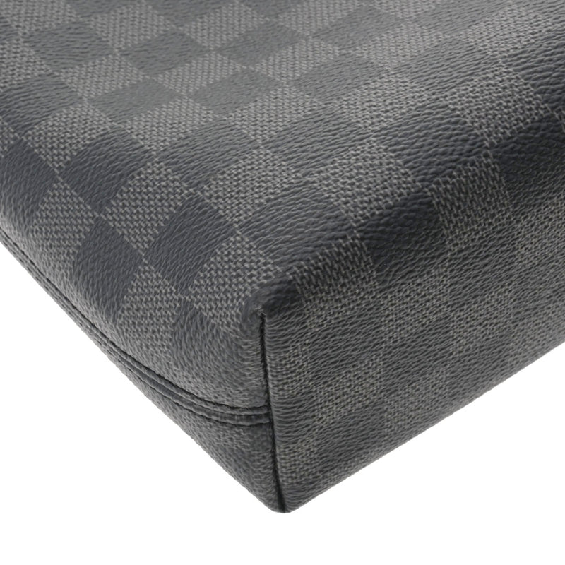 LOUIS VUITTON ルイヴィトン ダミエ グラフィット ミック PM NM 黒/グレー N40003 メンズ ダミエグラフィットキャンバス ショルダーバッグ 新同 中古 銀蔵
