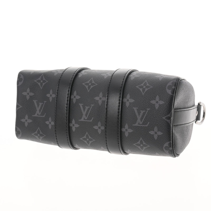 LOUIS VUITTON ルイヴィトン モノグラムエクリプス キーポルバンドリエール 25 ブラック M46271 メンズ モノグラムエクリプスリバースキャンバス ボストンバッグ 新同 中古 銀蔵