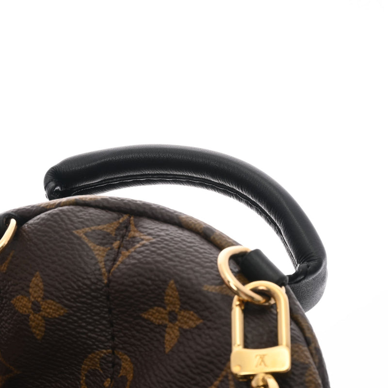 LOUIS VUITTON ルイヴィトン モノグラム パームスプリングス ミニ 新型 ブラウン M44873 レディース モノグラムキャンバス リュック・デイパック 新同 中古 銀蔵