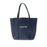 BALENCIAGA バレンシアガ エブリデイ XXS 2WAY ネイビー 551815 レディース レザー トートバッグ Aランク 中古 銀蔵