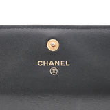 CHANEL シャネル ロングフラップウォレット シャネル19 黒 AP0953 レディース ラムスキン 長財布 ABランク 中古 銀蔵