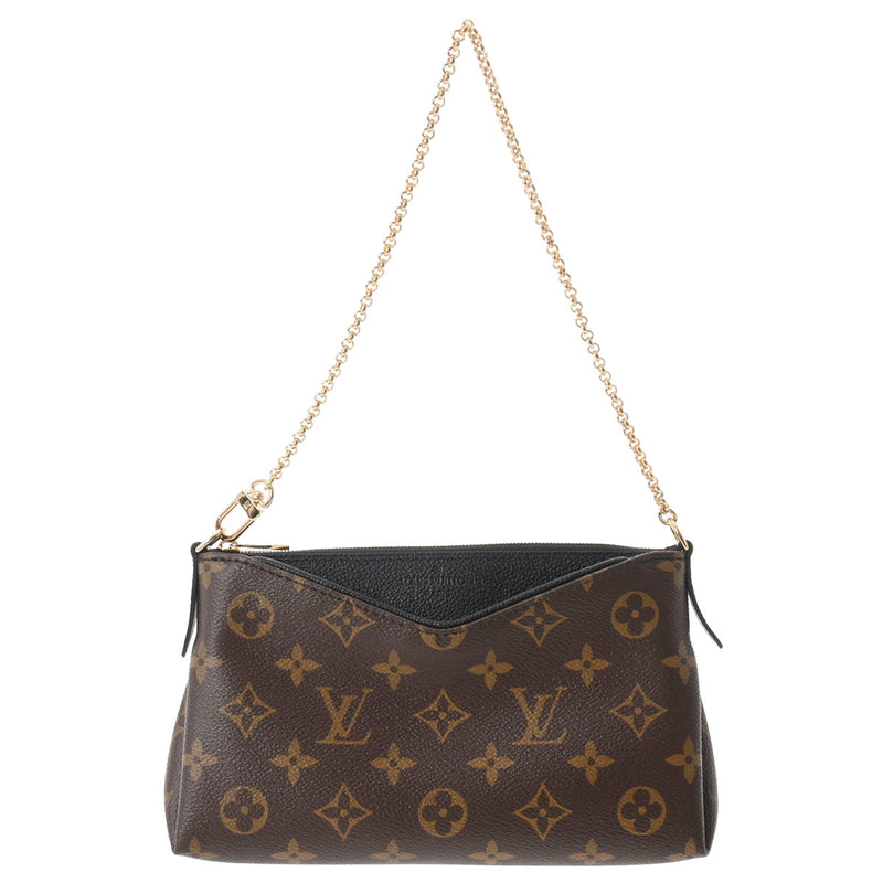 ルイヴィトンパラスクラッチ 14145 ブラウン/ノワール レディース モノグラムキャンバス ショルダーバッグ M41639 LOUIS  VUITTON 中古 – 銀蔵オンライン