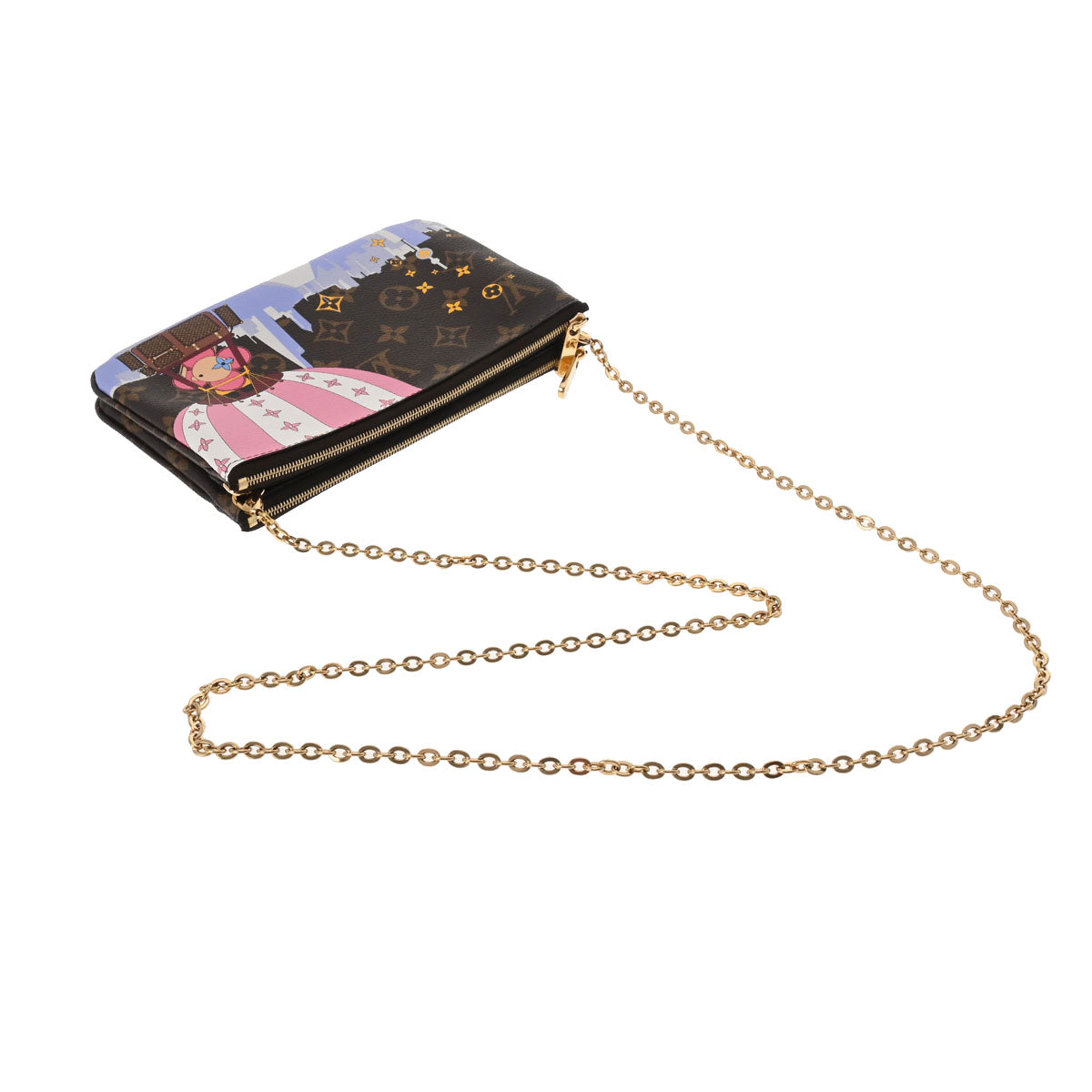 ルイヴィトンポシェットドゥーブルジップ ヴィヴィエンヌ クラッチ