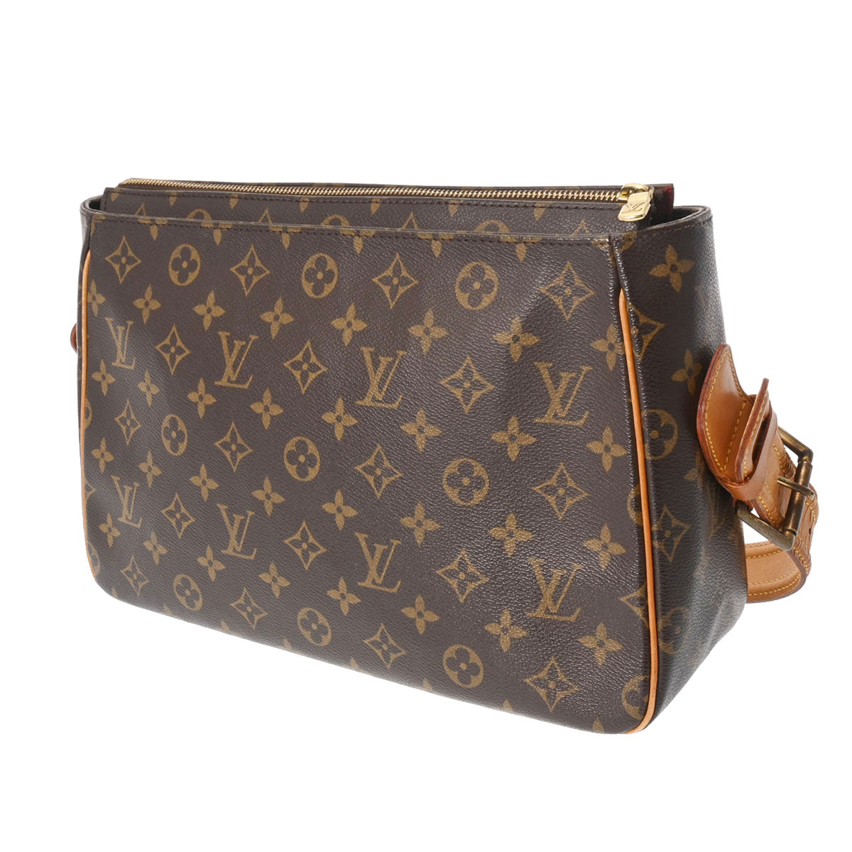 LOUIS VUITTON ルイヴィトン モノグラム ヴィバシテ GM ブラウン M51163 レディース モノグラムキャンバス ハンドバッグ  Bランク 中古 - 1年保証