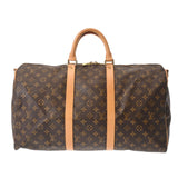 LOUIS VUITTON ルイヴィトン モノグラム キーポルバンドリエール 50 ブラウン M41416 レディース モノグラムキャンバス ボストンバッグ ABランク 中古 銀蔵