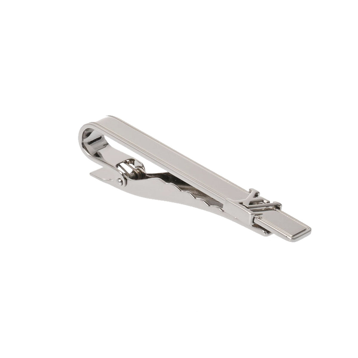 美品 ルイヴィトン パンス クラヴァット LVイニシャル タイピン M61981 ルイヴィトンパンスクラヴァット LVイニシャル シルバー メンズ