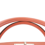 HERMES エルメス ツールボックス 26  フラミンゴ パラジウム金具 T刻印(2015年頃) レディース エバーカラー ハンドバッグ Aランク 中古 銀蔵