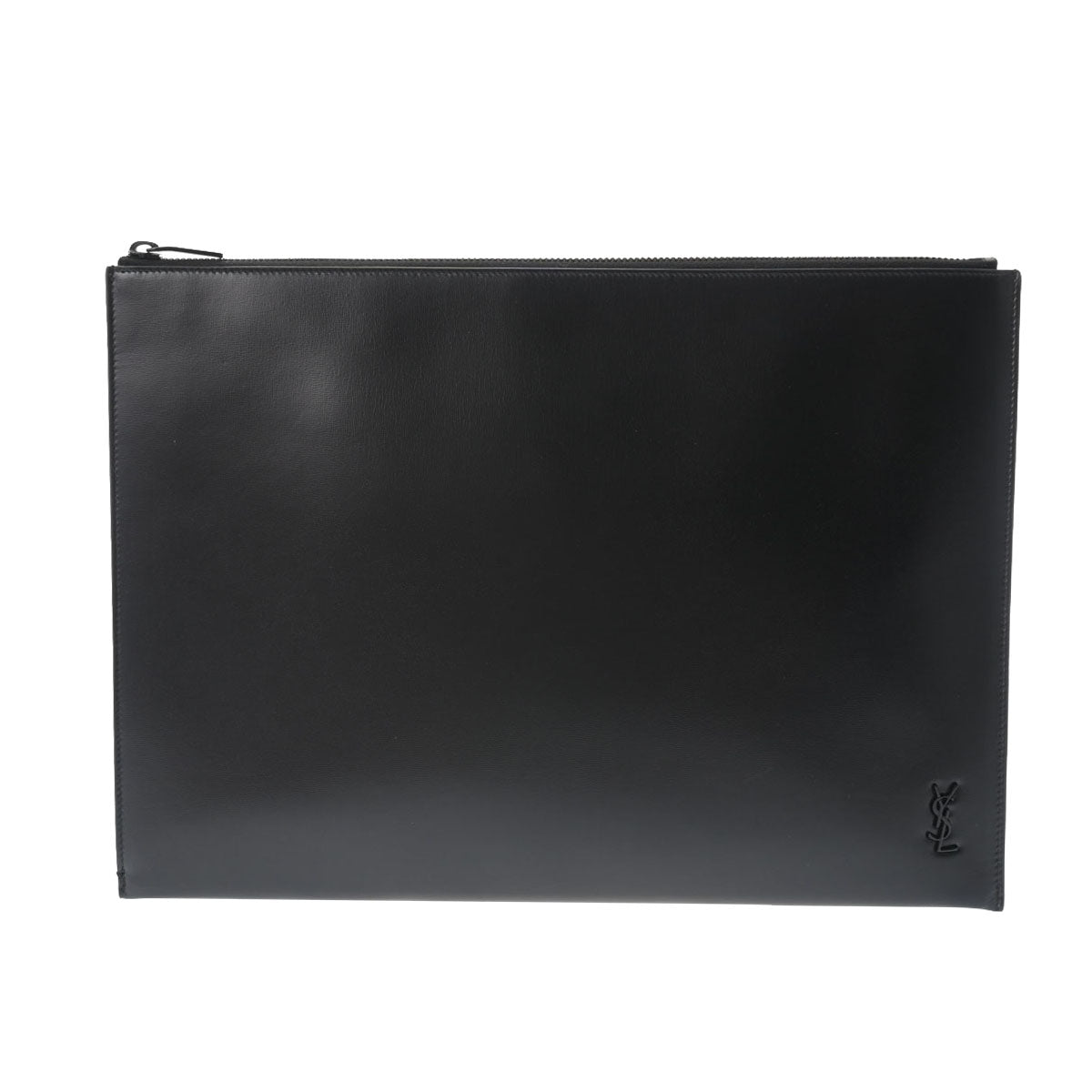 SAINT LAURENT サンローラン YSLロゴ 黒 607782 メンズ レザー 