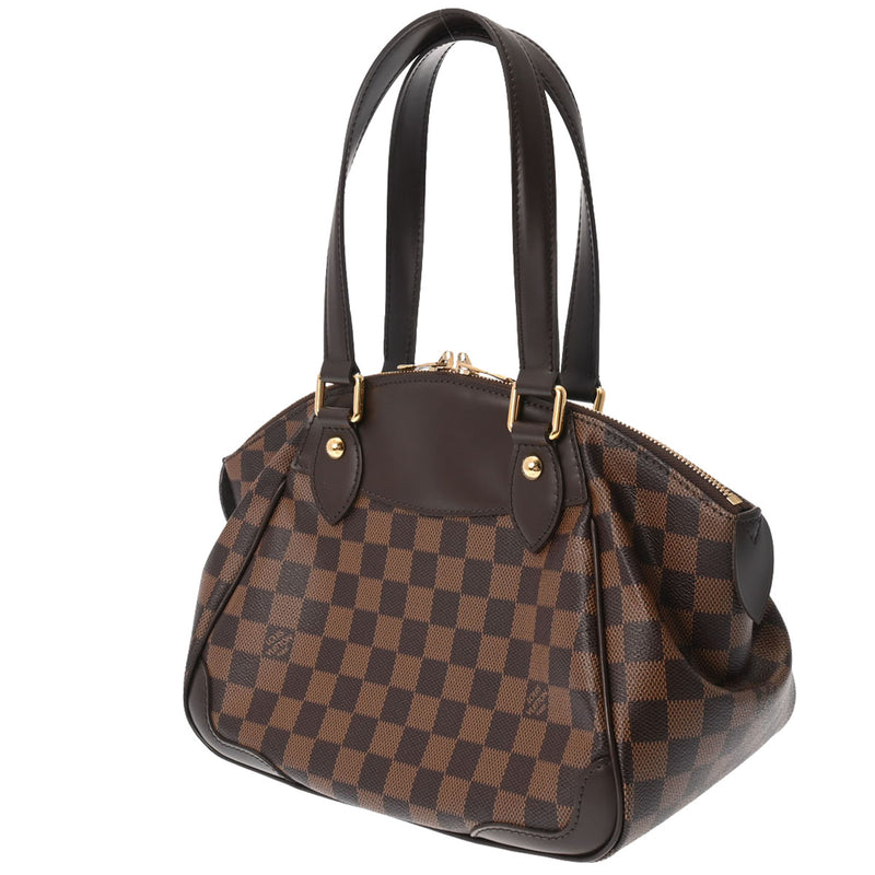 LOUIS VUITTON ルイヴィトン ダミエ ヴェローナ PM ブラウン N41117 レディース ダミエキャンバス ハンドバッグ 新同 中古 銀蔵