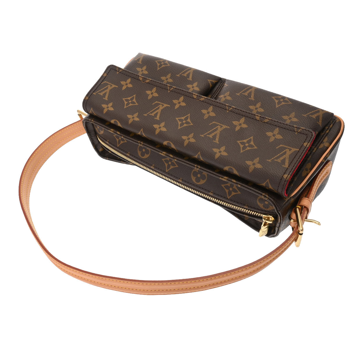 美品 Louis Vuitton ルイヴィトン M51164 モノグラム ヴィバ シテMM 