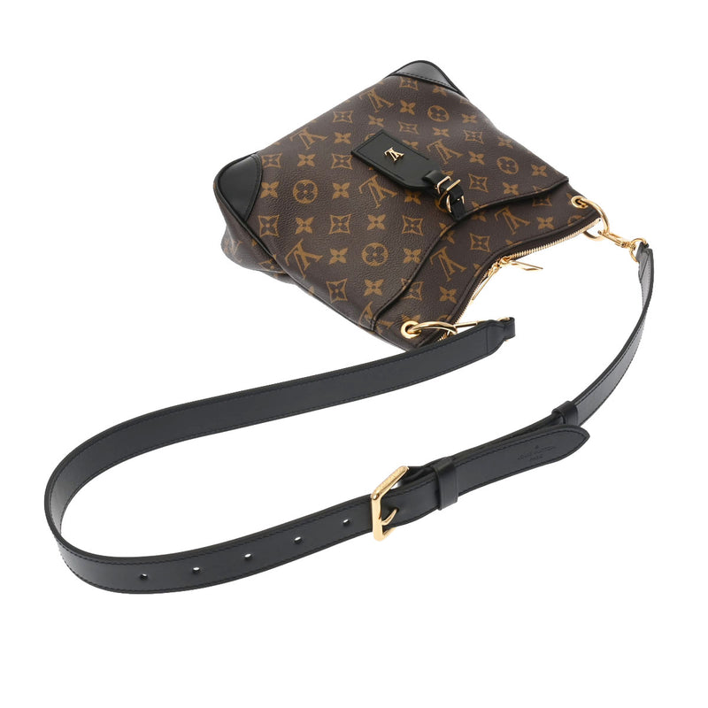 LOUIS VUITTON ルイヴィトン モノグラム オデオンNM PM ブラウン M45353 レディース モノグラムキャンバス ショルダーバッグ 新同 中古 銀蔵