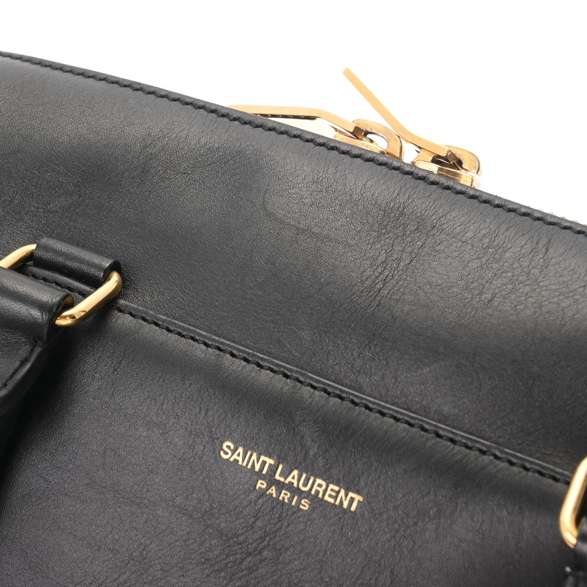 サンローランベイビーダッフル ブラック ゴールド金具 レディース レザー 2WAYバッグ 330958 SAINT LAURENT 中古 –  銀蔵オンライン