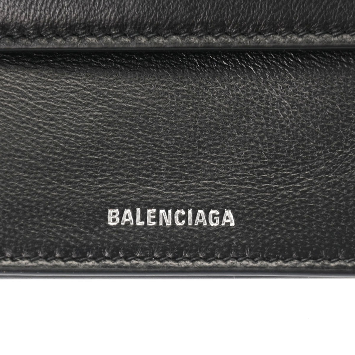 バレンシアガペーパー コンパクトウォレット 黒 レディース 三つ折り財布 637450 BALENCIAGA – 銀蔵オンライン