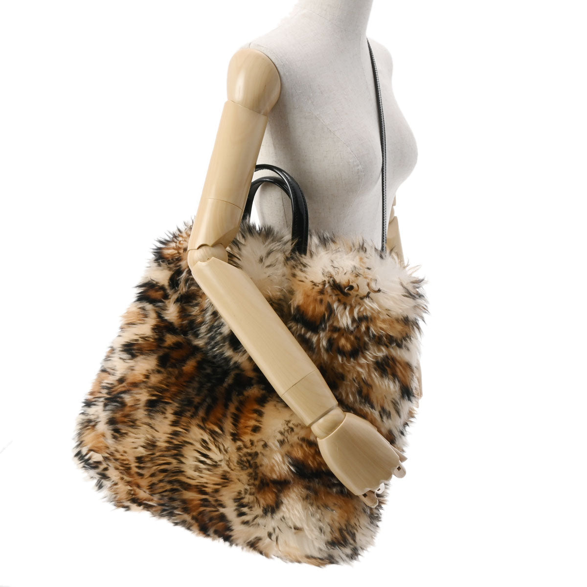 ルイヴィトンアニマルコレクション サックプラ ベージュ/黒/ブラウン  