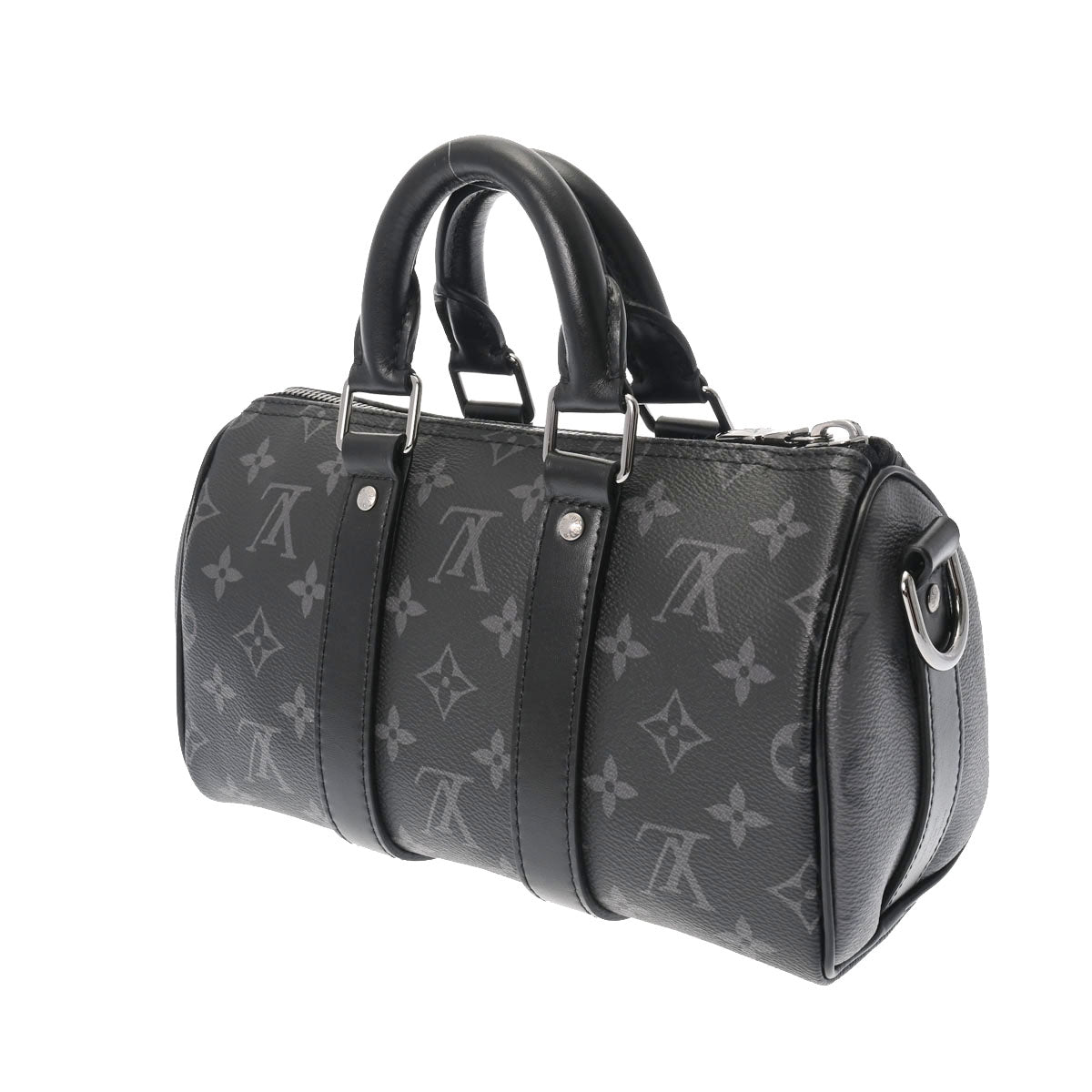 LOUIS VUITTON ルイヴィトン モノグラムエクリプス キーポルバンドリエール 25 ブラック M46271 メンズ モノグラムエクリプスリバース  ボストンバッグ Aランク 中古 - 公式直営通販サイト