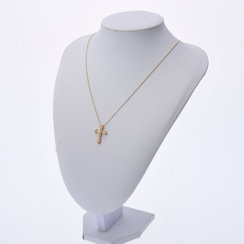 ジャスティンデイビスクロス ダイヤ0.17ct レディース K18イエロー ジャスティンデイビスクロス ダイヤ0.17ct レディース K18イエロー