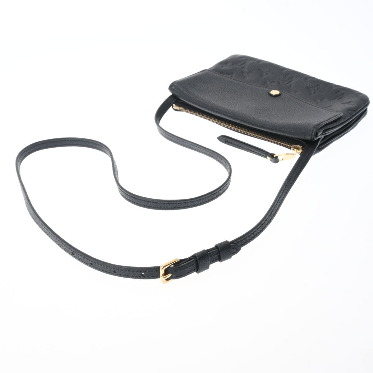 ルイヴィトンショルダーバッグ ルイヴィトントワイス USA製 43006 ノワール レディース レザー