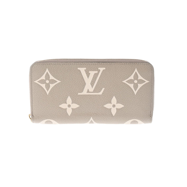 LOUIS VUITTON ルイヴィトン モノグラムアンプラント ジッピーウォレット トゥルトレールクレーム M69794 レディース レザー 長財布 ABランク 中古 銀蔵