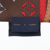LOUIS VUITTON ルイヴィトン バンドー アップアンドアウェイ ピンク/ホワイト M78442 レディース シルク100％ スカーフ Aランク 中古 銀蔵