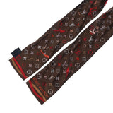 LOUIS VUITTON ルイヴィトン バンドー アップアンドアウェイ ピンク/ホワイト M78442 レディース シルク100％ スカーフ Aランク 中古 銀蔵