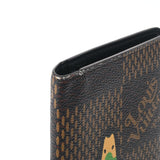 LOUIS VUITTON ルイヴィトン ダミエ ジャイアント NIGOコラボ ブラザ ブラウン N60393 メンズ ダミエキャンバス 長財布 Bランク 中古 銀蔵