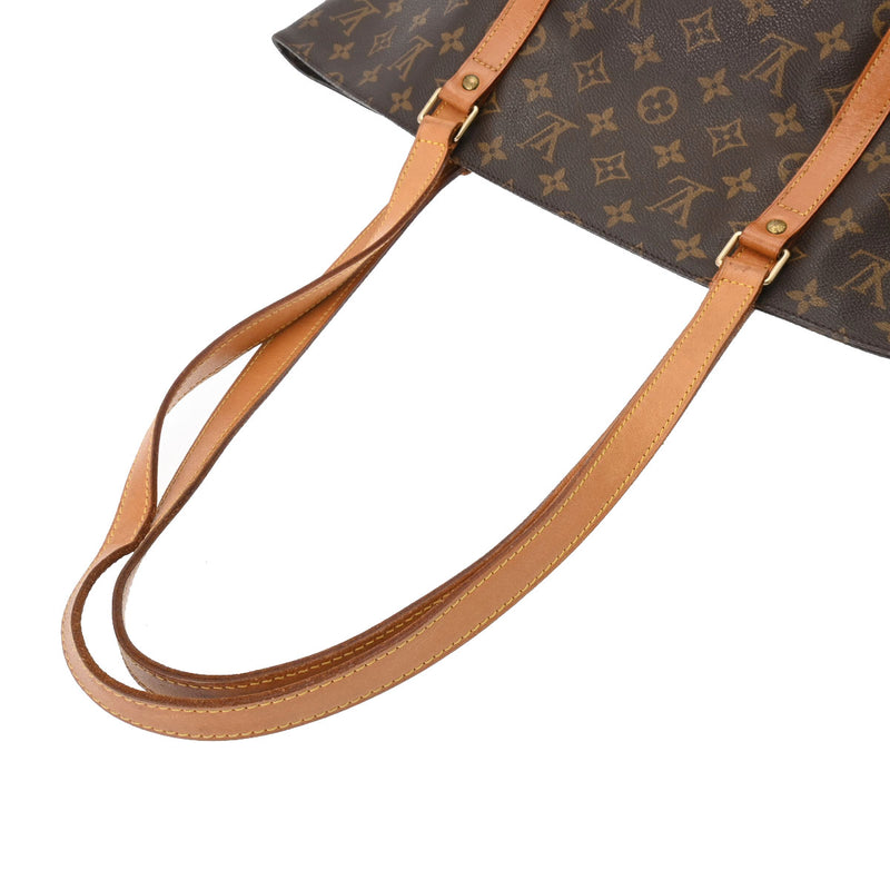 LOUIS VUITTON ルイヴィトン モノグラム サックショッピング ブラウン M51108 レディース モノグラムキャンバス トートバッグ Bランク 中古 銀蔵