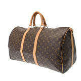 LOUIS VUITTON ルイヴィトン モノグラム キーポルバンドリエール 55 旧型 ブラウン M41414 レディース モノグラムキャンバス ボストンバッグ Bランク 中古 銀蔵