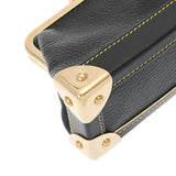 LOUIS VUITTON ルイヴィトン スハリ ポルトモネヴィエノワ がま口小銭入れ ノワール M91832 ユニセックス レザー コインケース ABランク 中古 銀蔵