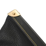 LOUIS VUITTON ルイヴィトン スハリ ポルトモネヴィエノワ がま口小銭入れ ノワール M91832 ユニセックス レザー コインケース ABランク 中古 銀蔵