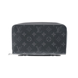 LOUIS VUITTON ルイヴィトン モノグラムエクリプス ジッピー XL 黒/グレー M61698 メンズ モノグラムエクリプスキャンバス 長財布 Aランク 中古 銀蔵