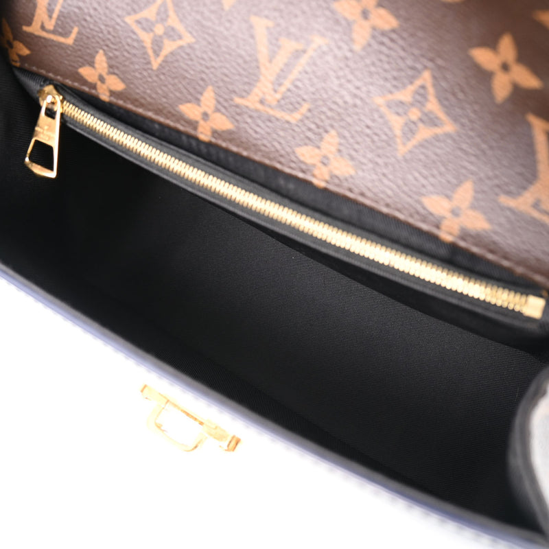 LOUIS VUITTON ルイヴィトン モノグラム チェリーウッド PM 黒 M53353 レディース パテントレザー ハンドバッグ ABランク 中古 銀蔵