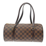 LOUIS VUITTON ルイヴィトン ダミエ パピヨン GM ブラウン N51303 レディース ダミエキャンバス ハンドバッグ Aランク 中古 銀蔵