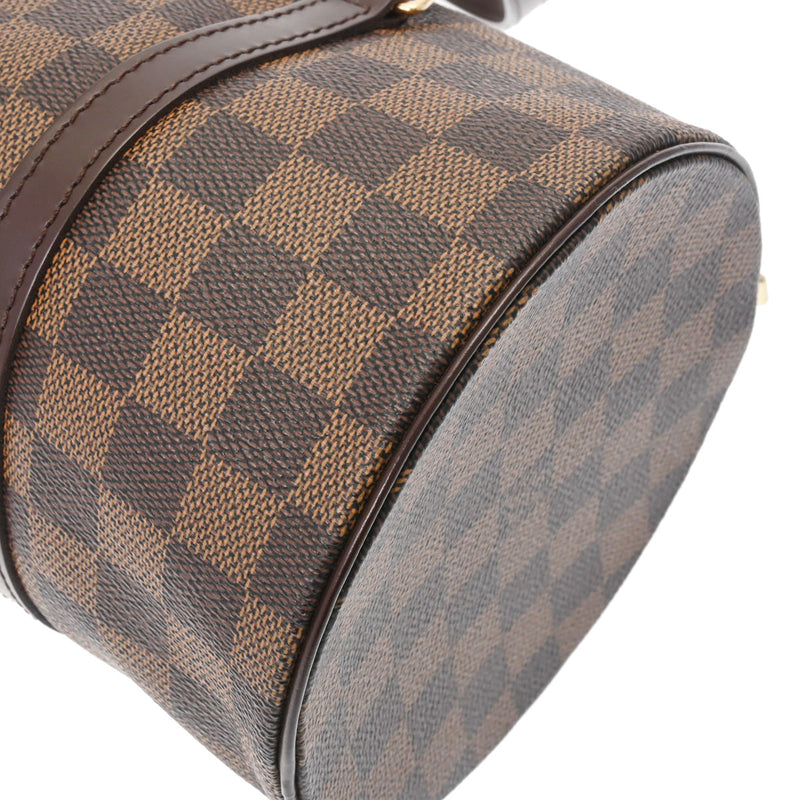 LOUIS VUITTON ルイヴィトン ダミエ パピヨン GM ブラウン N51303 レディース ダミエキャンバス ハンドバッグ Aランク 中古 銀蔵