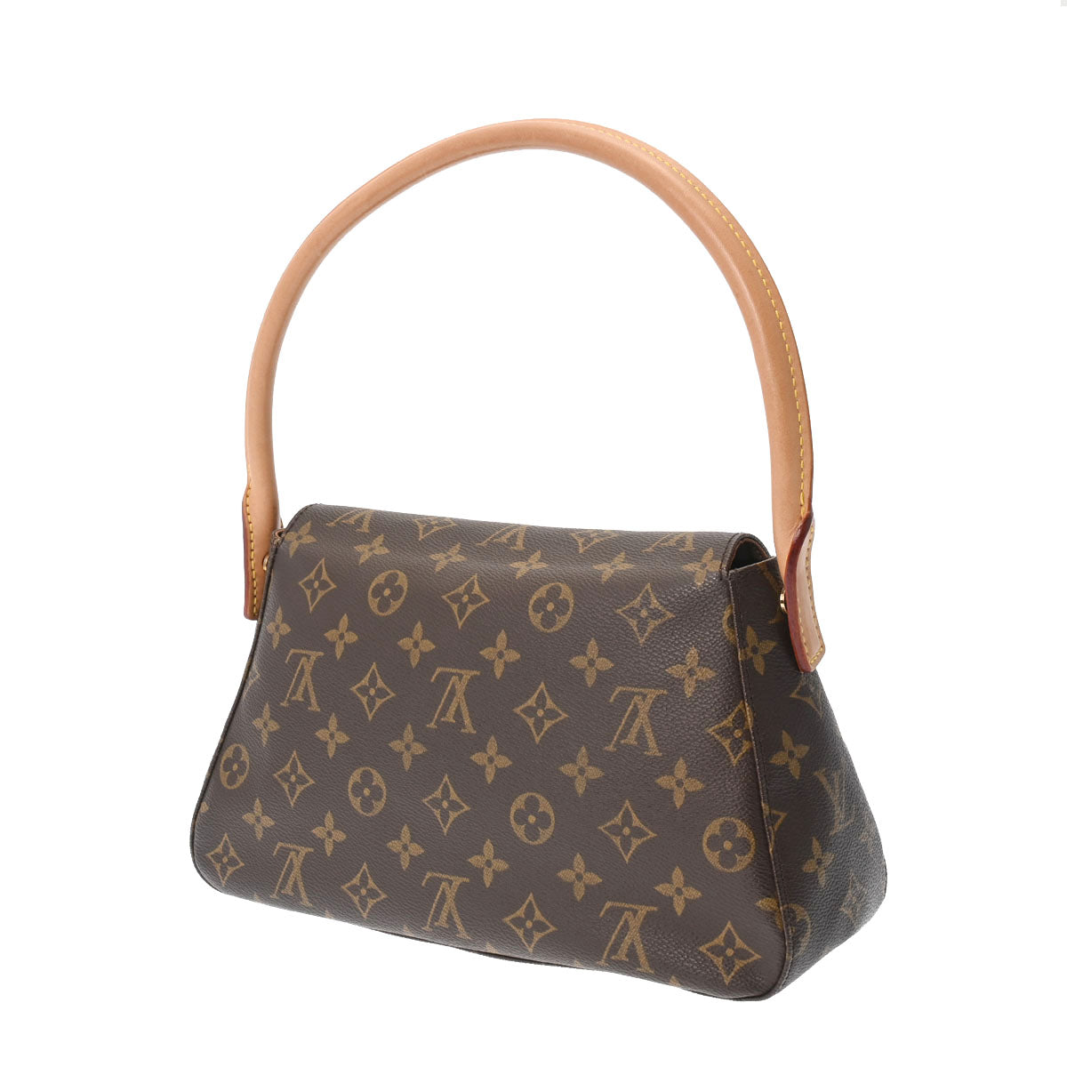 LOUIS VUITTON ルイヴィトン モノグラム ミニルーピング ブラウン M51147 レディース モノグラムキャンバス ワンショルダーバッグ  ABランク 中古 - 特定 販売 と は