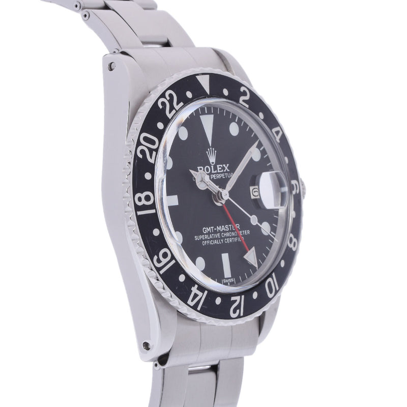 ROLEX ロレックス GMTマスター アンティーク 1675 メンズ SS 腕時計 自動巻き 黒文字盤 Aランク 中古 銀蔵