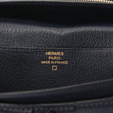 HERMES エルメス ベアンスフレ  ブルーマリン ゴールド金具 □P刻印(2012年頃) レディース アリゲーター 長財布 Bランク 中古 銀蔵