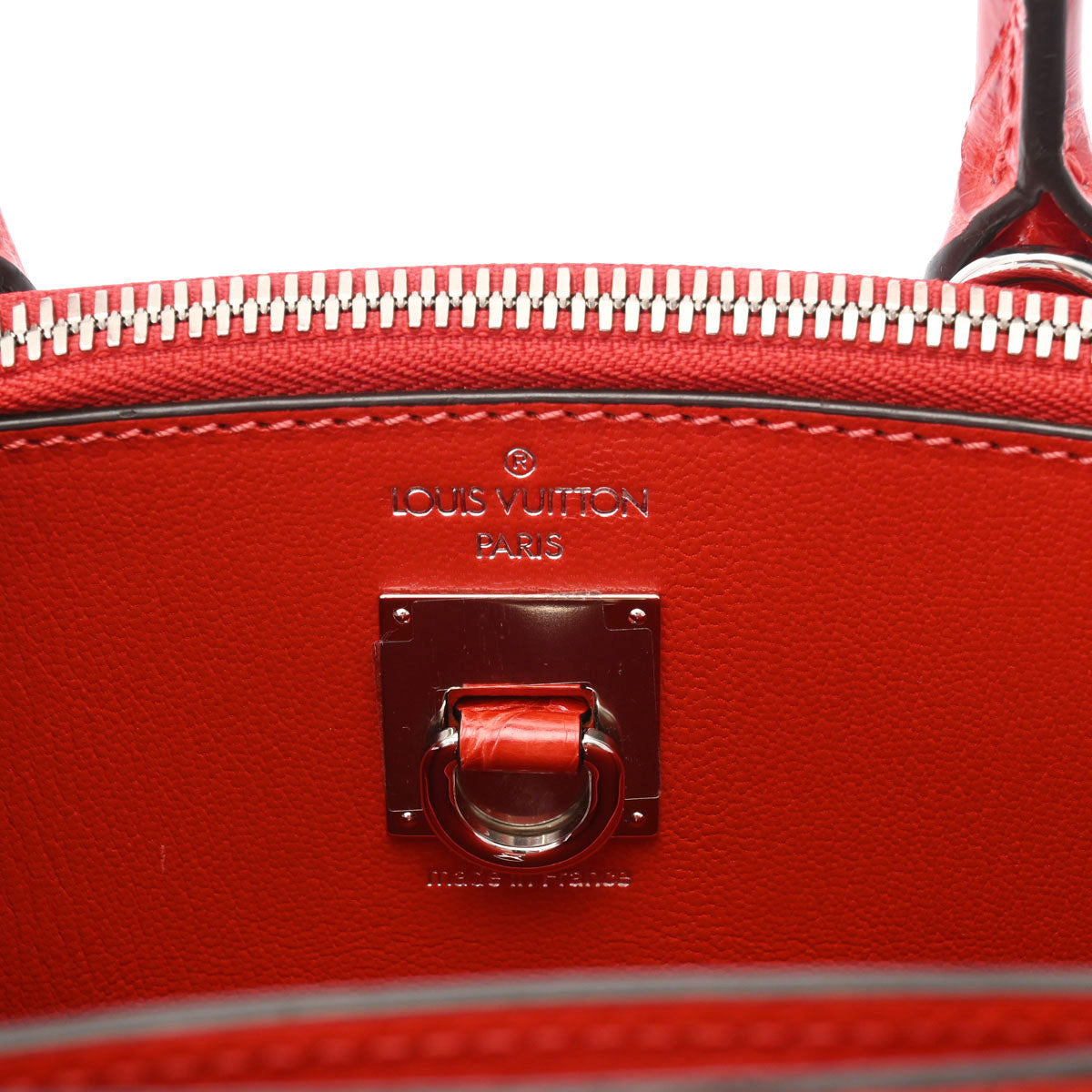 ルイヴィトンシティスティーマー PM 赤 レディース クロコダイル