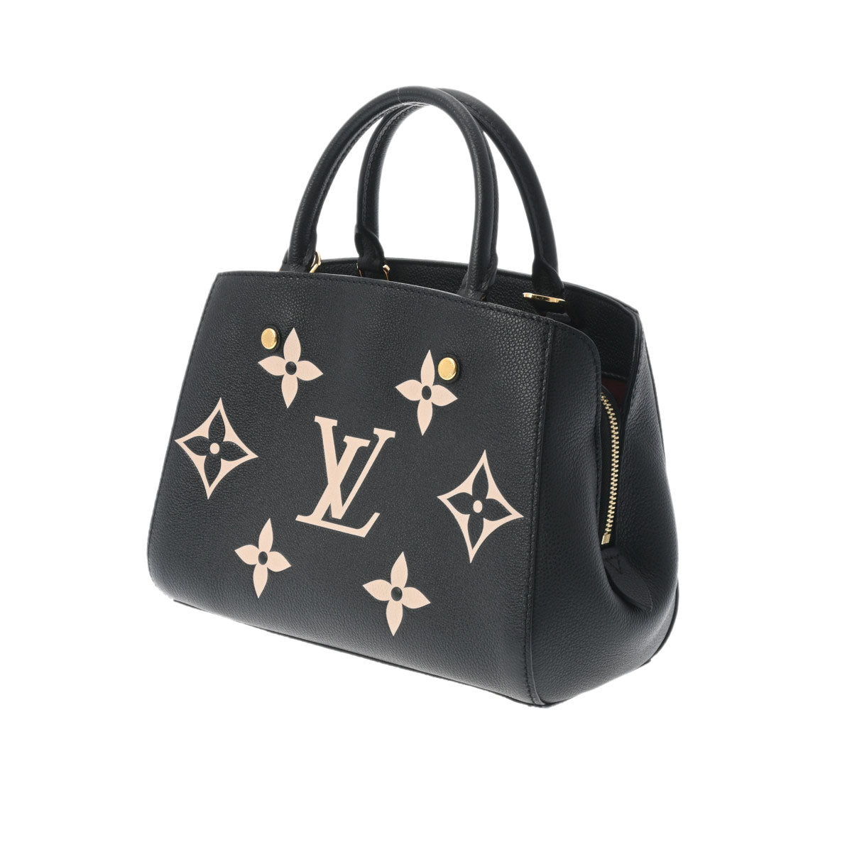 ルイヴィトンモンテーニュ BB 2WAY 43006 黒/ベージュ レディース レザー ハンドバッグ M45778 LOUIS VUITTON 中古  – 銀蔵オンライン